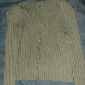 Sage knitted cardigan